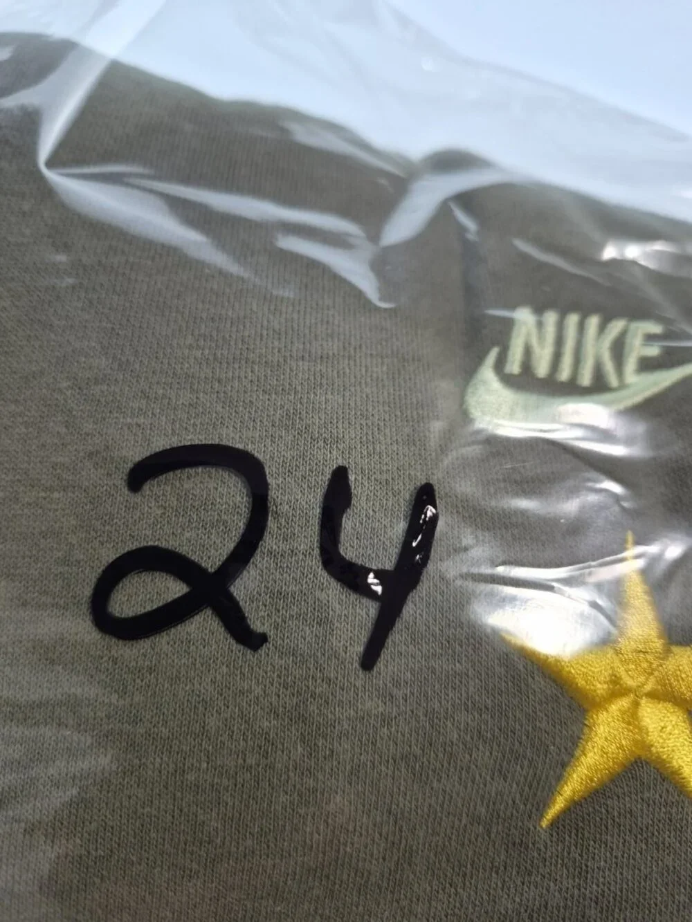 Nike Sportswear Club Fleece Stories Jogger Olive Star Sz M Estimated Preowned